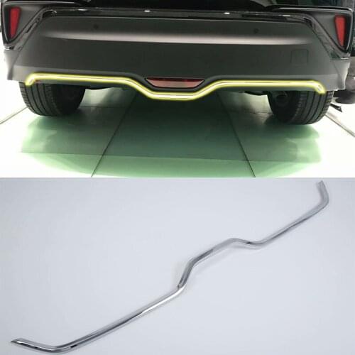 ABS Exterior Rear Bar Trims Gate Decoration Strip Cover Trim 1PCS Car Styling For TOYOTA CH-R 2018