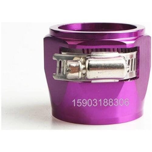 AN -8 AN8 FUEL HOSE LINE CLAMP END FINISHER HOSE FITTING EndCap