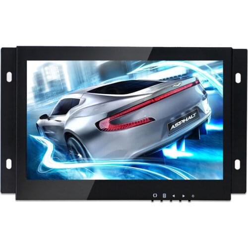 ZGYNK / 7 inch Open Frame Industrial monitor/ metal monitor with VGA /AV/BNC monitor