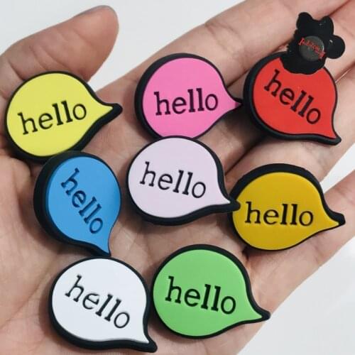 1PCS PVC Colorful Lovely Dialog Cartoon Fridge Magnets Hello Refrigerator Magnetic Sticker Boys Girls Gift Office Supplies Note