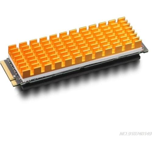 Heatsink Heat Dissipation Aluminum Radiator M.2 Cooling Heat Sink Heat Thermal Pads for M.2 2280 PCI-E NVME SSD N19 20