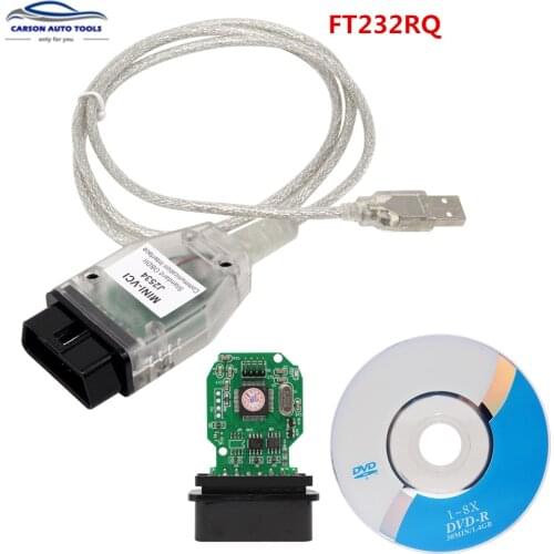 For To yota mini vci TIS Techstream V15.00.028 minivci FTDI For J2534 OBD OBD2 Car Diagnostic Auto Scanner Tool Cable Free Ship