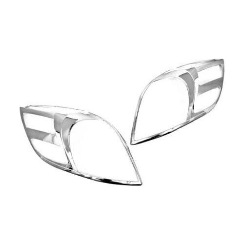 Free Shipping! ABS Chrome Head Light Cover for Toyota Yaris Hatchback 05-08