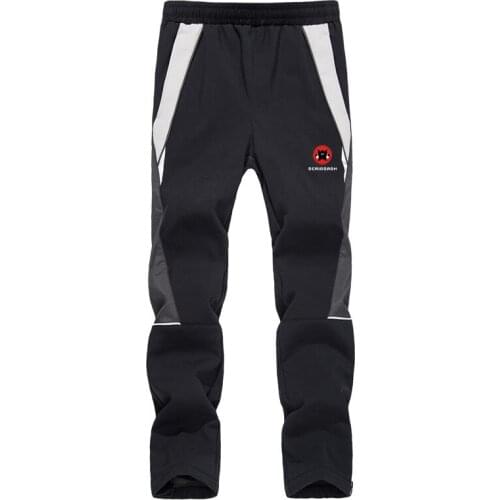 SCRIOSADH Brand Outdoor Men Women Windproof Pants Fleece Warm Breathable Trousers Autumn Winter Riding Skiing Soft Shell Pants