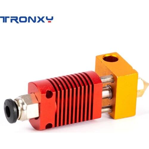 Tronxy Hotend Bowden Extruder Kit All Metal Hot End J-head Nozzle Heater Block For 3D Printer Parts