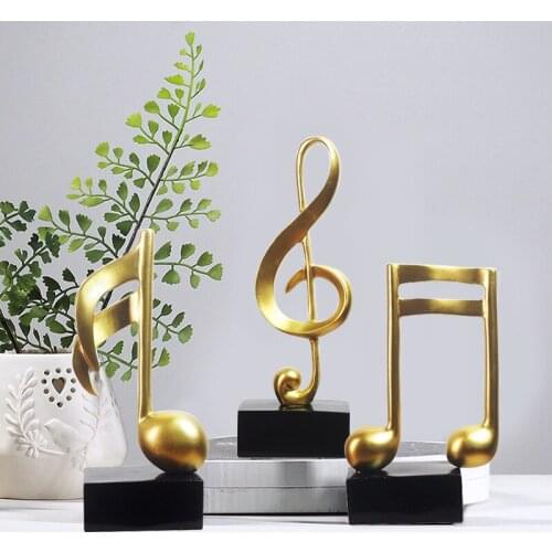 Creative notes desktop small ornaments music gifts Nordic living room modern bedroom study room piano room decorations
