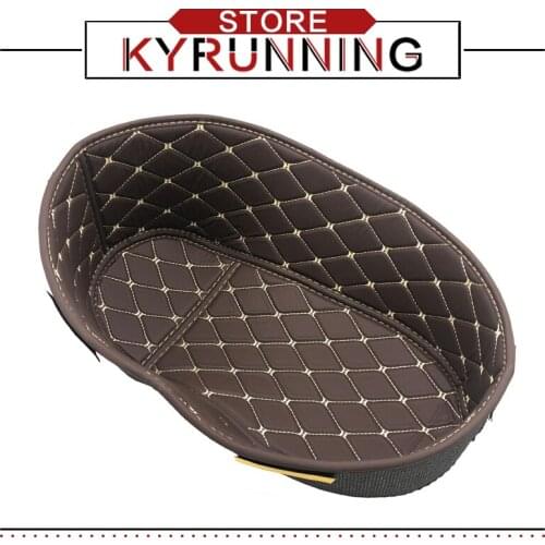 Motorcycle For vespa GTS300 gts 300 Storage Box Leather Rear Trunk Cargo Liner Protector Accessories PU Leather