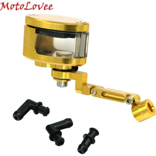 MotoLovee CNC-Brake-Clutch-Master-Cylinder-Fluid-Reservoir-Tank-Oil-Cup-Motorcycle