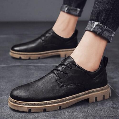 Brand Mens Shoes Classic Mens Casual Shoes Outdoor Non-slip Mens Moccasins Lace Up Shoes for Men Autumn Mans Sneakers