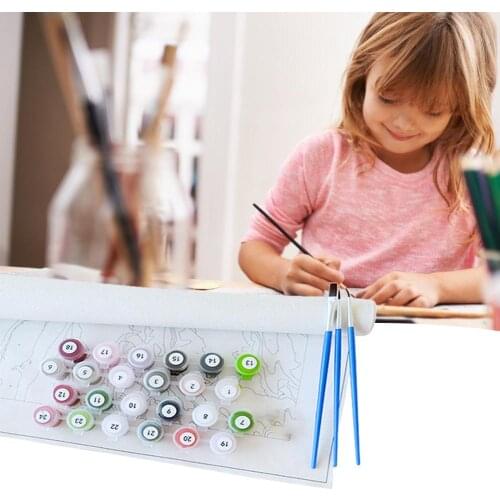 DIY Oil Painting Numbers Kit For Artist Oil Painting Drawing Art Color Paint Supplies Professional For Beginners Adults Girls