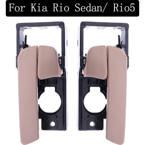 A Set Of Front Back Left Right Car Door Inside Handle For Kia Rio Sedan/ Rio5 2006 2007 2008 2009 2010 2011 83620-1G000