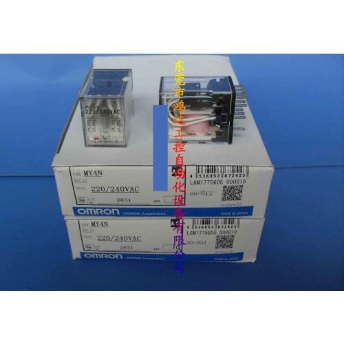 New Japanese relay MY4N AC220V