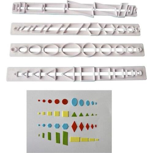 New DIY 3D Silicone Geometry Fondant Cake Mold Baking Silicone Bakeware Mould