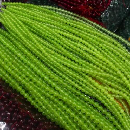 Wholesale 6,8mm Green Jades Round Loose Beads 15",Beads For DIY Jewelry making ,We provide mixed wholesale for all items