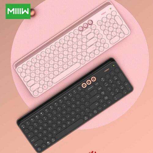 Original Youpin MIIIW Bluetooth Dual Mode Keyboard 102 Keys 2.4GHz Buletooth 4.0 Wireless Computer Laptop Tablet Ipad Keyboard
