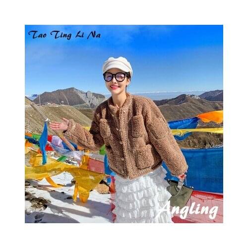 Top brand New Style 2020 High-end Fashion Women Faux Fur Coat C42 high quality