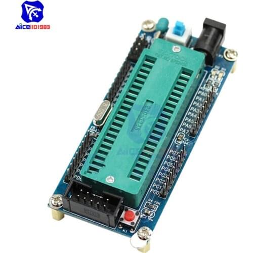 Diymore ATmega16 ATmega32 ISP I/O Minimum System Development Board AVR Mini System Module without Chip for Arduino