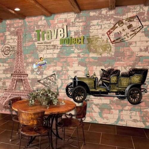 Dropship Fatman Wall Paper 3d European Retro Tower Restaurant Wall Painting Wall Mural Photo Wallpaper Papier Peint Mural 3d