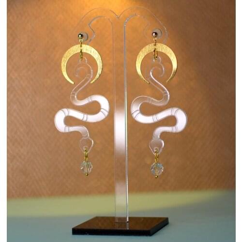 SERPENTIS Earrings Dangle Earrings,Punk Earrings,Mystical Earrings