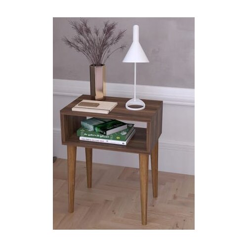 Modern Side table-Walnut coffe table table bassee