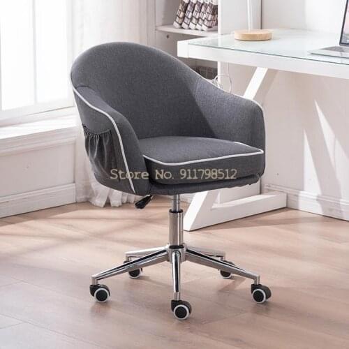 Computer Chair Home Leisure Office Chair Dormitory Student Lifting Rotating Gaming Chair Net Red Desk Chair Makeup Chair
