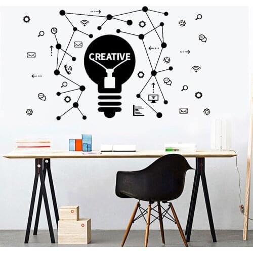 Creative Motivational Office Quotes Phrase Vinyl Wall Stickers For Livingroom Bedroom Classroom Wallpaper Decor Decals DW8090