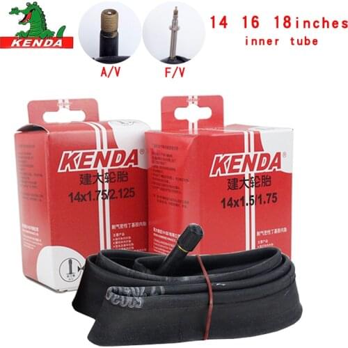 Kenda Bicycle Inner Tube 14 16 18 inch 1.5-1.75 1.75-2.125 AV FV BMX foldable Bike Tire Cycling rubber Tire Rubber Tube Parts