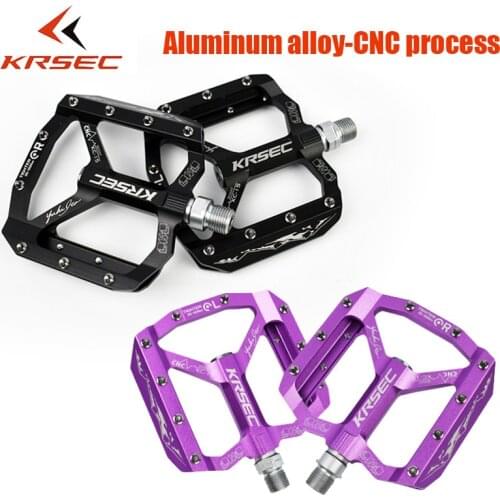 KRSEC Pedales Bicicleta Mtb Ultralight Aluminum Alloy CNC Bicycle Pedales Mtb DH XC Sealed Bike Pedals Cycling Parts