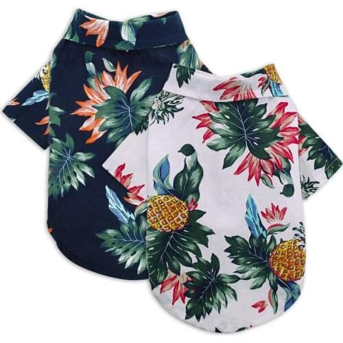 Spring Summer Dog Clothes for Small Medium Dogs Cats Funny Printed Pet Puppy Chihuahua Clothing Pug Yorkshire T-Shirt Shirts