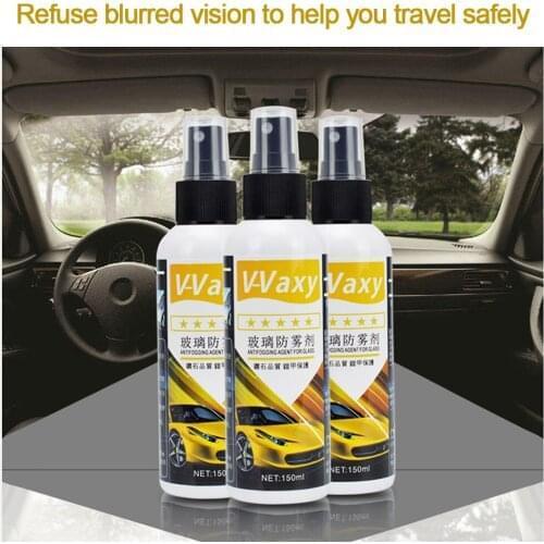 150mL Car Front Windshield Window Glass Anti-Fog Agent Auto Care Rear View Mirror Defogging Spray Liquid Car Styling Accessories