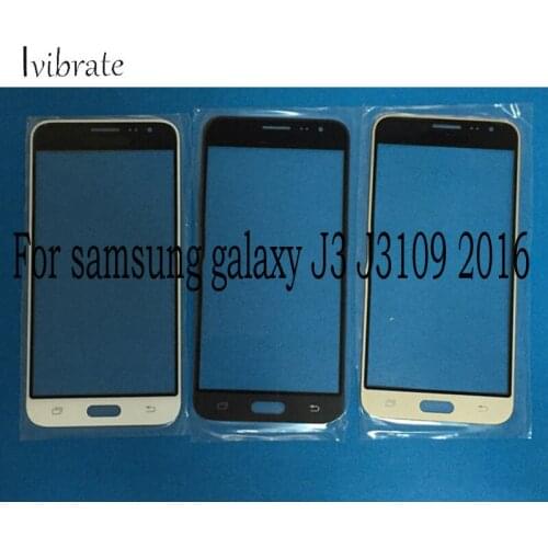 2pcs A+Quality For samsung galaxy J3 J3109 2016 Touch Screen J 3 (2016) Digitizer TouchScreen Glass panel Without Flex Cable