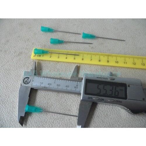 50 PCS 18gauge 11/2-inch Blunt Needle Dispense Tip,Glue Dispensing Needle End S.S. dispensing Tips