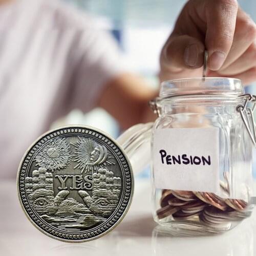 Antique Make Gothic Prediction Decision YES NO Ouija Souvenir Alloy Coin Double Sided Commemorative Collection Lucky Dollar Coin