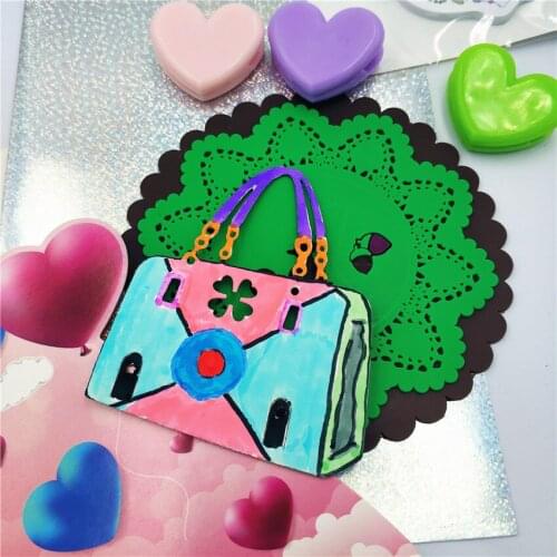 Four-leaf Clover Handbag Carbon Steel Cutting Dies Knife Mold Stencils DIY Scrapbooking Die Cuts Embossing Templates