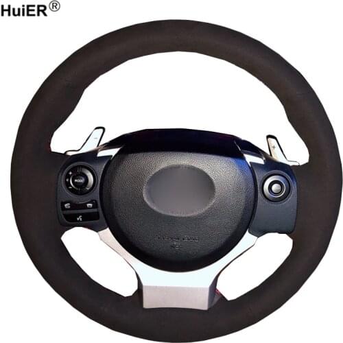DIY Car Steering Wheel Cover Suede Leather For Lexus NX200t 2015-2017 IS250 14-15 IS200t 16-17 IS300 16-2020 IS III IS350 14-20