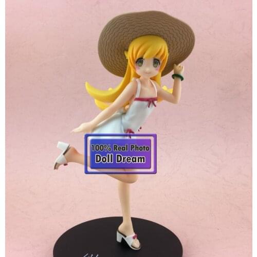 18CM Japanese original anime figure Nisemonogatari Oshino Shinobu action figure collectible model toys