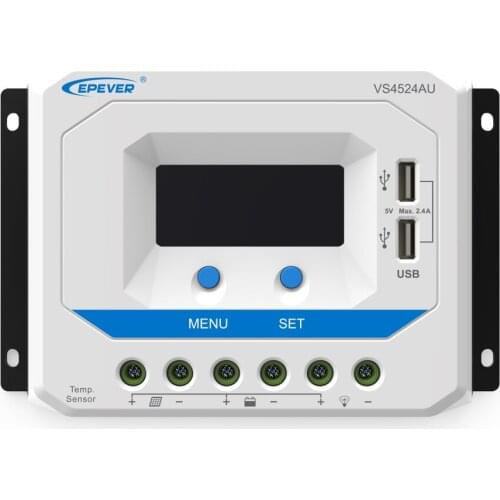 EPever MPPT VS AU series VS4524AU,45A, 12V/24V PV50V PWM solar charge controller