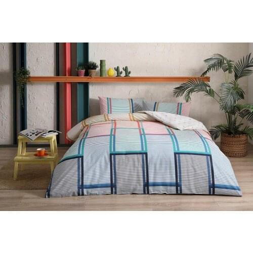 Crown Ranforce Double Personality Duvet cover set Santana Red