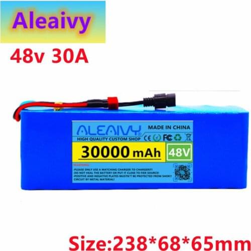 48v lithium ion battery 48v 30Ah 1000w 13S3P Lithium ion Battery Pack For 54.6v E-bike Electric bicycle Scooter with BMS+charger
