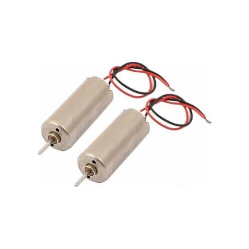 5Pcs DC1.5-4.5V 50000RPM 1mm Dia Shaft Magnetic Coreless Motor for RC Helicopter 16 x 7mm