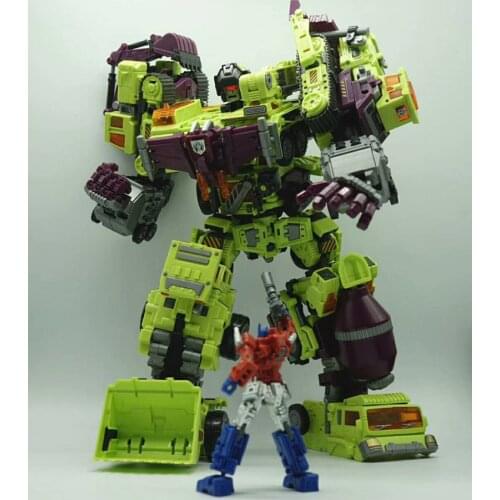 NBK Devastator 6IN1 Sets Bulldozer Bonecrusher Scrapper Gravity Mixmaster Long Haul Hook Builder KO Transformation Figure NO BOX