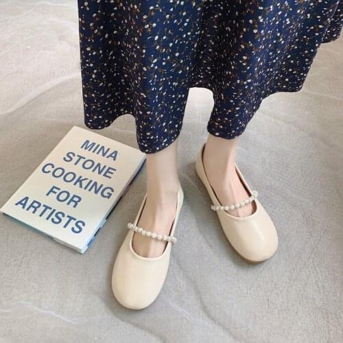 New 2020 Womens Soft Fashion Casual Round Head Comfortable Wild Slip-On Round Toe Female Leisure Flat Shoes Women W28-20