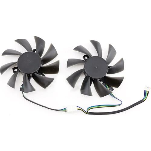 Cooling Fans Replacement Graphics Card Radiator Cooler Fans for Palit GTX1060 1070 P106-100 GA91S2U/FDC10H12S9-C
