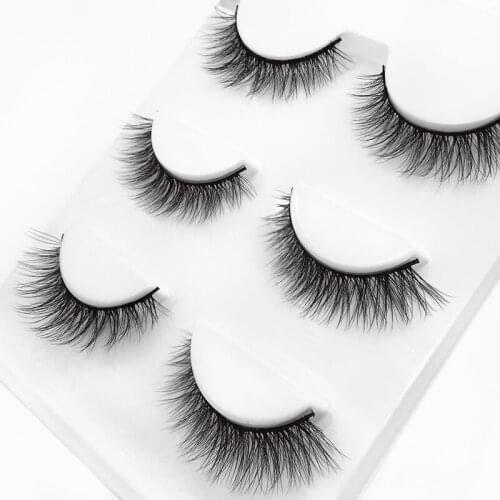 Wholesale 30 pairs / lot 3d mink lashes 100% cruelty free natural long false eyelashes handmade makeup soft mink eyelashes X01
