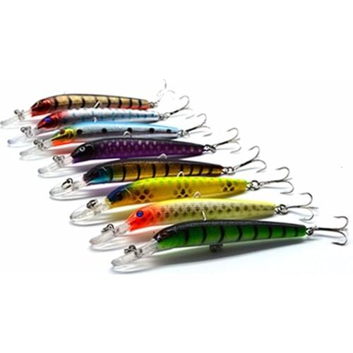 Wholesale Laser Minnow Fishing Lure 8.5cm/3.94 6.9g/0.27oz pesca hooks fish wobbler tackle crankbait japan hard bait swimbait
