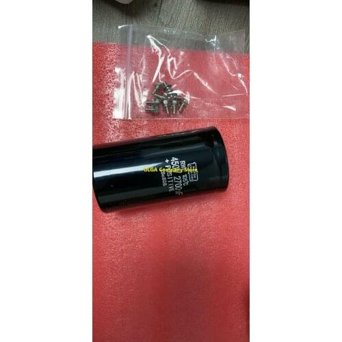 Original 450V 2700UF electrolytic capacitor NX series 65x130 instead of 400V 2200UF