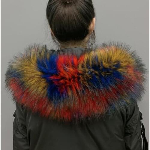 Autumn and winter womens big faux fur scarf ladys thicken thermal warm winter scarf ladys bigg fur hooded scarf collar TB017