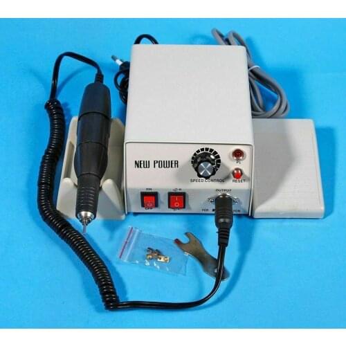 Dental Laboratory N2 Marathon Micromotor Polisher Machine + 35K Rpm Polishing Handpiece Portable Dental Equipment Teeth Tool