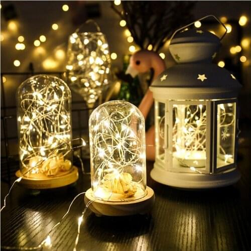 LED String Light Copper Wire Fariy Light USB Operated Garland Decoration 5M Wedding Christmas Light Party Lights