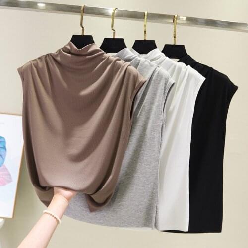 Summer Tank Top Womens Tunic Button V Neck Tops Sleeveless Loose Casual Tank Ladies Clothes Women haut femme Streetwear 2020